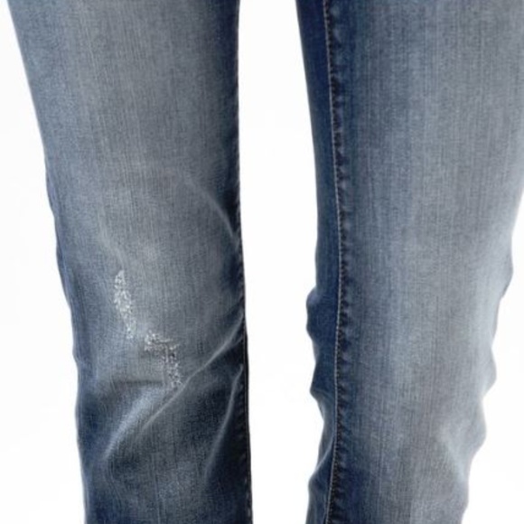 Judy Blue Dark Blue Boyfriend Cuffed Jeans - Picture 6 of 8